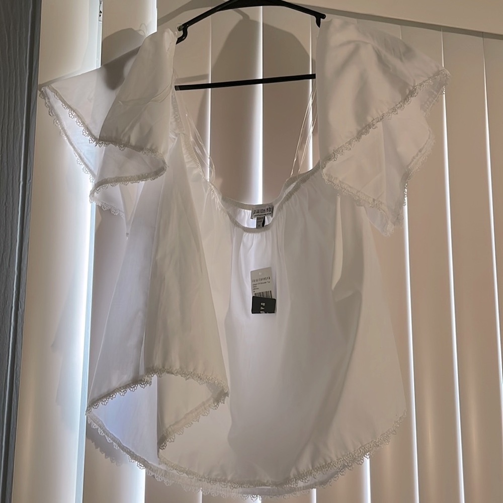 White summer shirt brand new